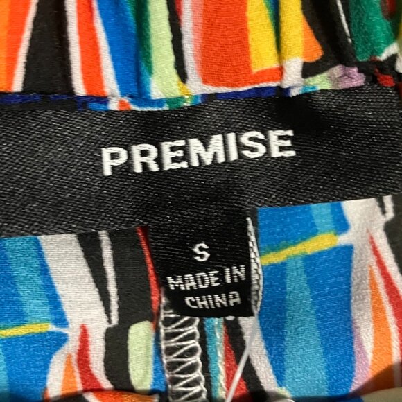 NWT Premise Multicolor Geometric Print Pull-on Skirt Women's Size S - Picture 7 of 7